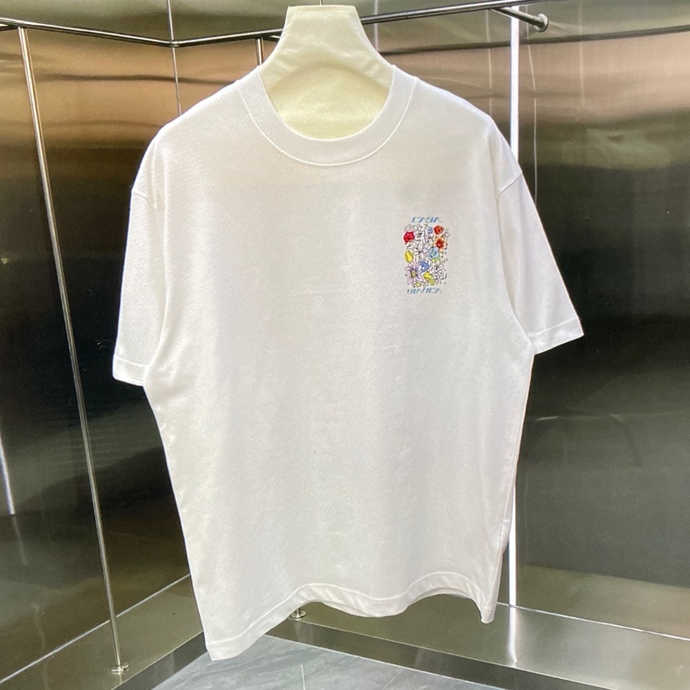 Men's White Graphic Crewneck T-Shirt